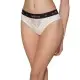 Трусики с широкой резинкой и кружевом Passion PS001 PANTIES XL, ecru