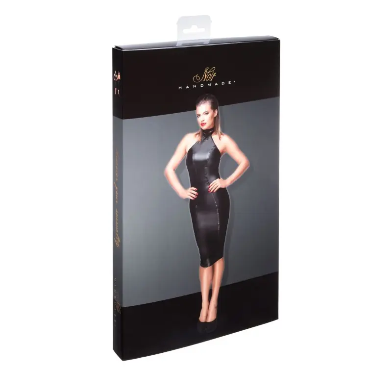 Платье Noir Handmade F160 Powerwetlook pencil dress - 3XL