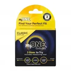 Презервативы MyONE Classic Sampler 3 шт, картонная коробка