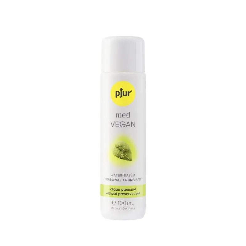Лубрикант на водной основе pjur MED Vegan glide 100 мл — только веганские ингредиенты