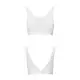 Топ с прозрачной вставкой Passion PS002 TOP XL, white