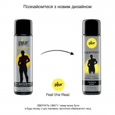 Стимулювальна змазка на водній основі pjur Superhero glide 100 мл, з екстрактом гінкго білоба