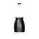 Платье Noir Handmade F311 Eros mini halter dress of flocked mesh and wetlook - 3XL