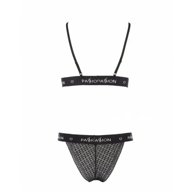 Комплект белья Passion Exclusive GLAMISS SET S/M, black