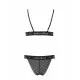 Комплект белья Passion Exclusive GLAMISS SET S/M, black