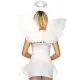 Набор аксессуаров «Ангел» Leg Avenue Angel Accessory Kit, крылышки из перьев, нимб