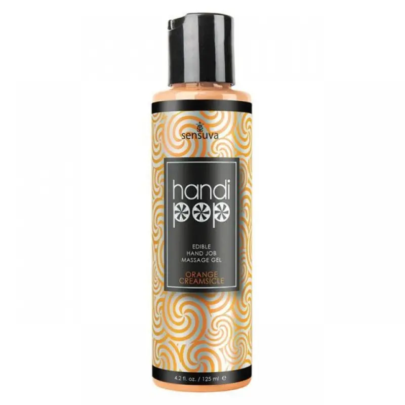 Вкусный гель для изысканных мануальных и оральных ласк Sensuva - Handipop Orange Creamsicle (125 мл)