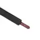 Кожаный ошейник с поводком Liebe Seele Wine Red Curved Collar, замок-сердечко