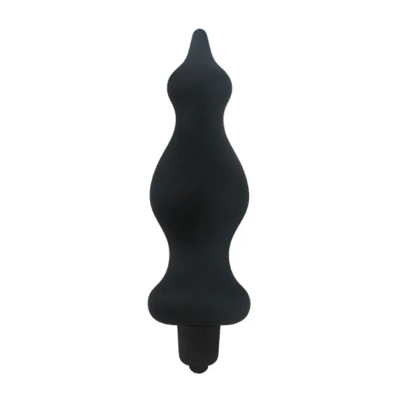 Анальная пробка с вибрацией Adrien Lastic Bullet Amuse Black, макс. диаметр 3,9см