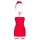 Сорочка Obsessive Kissmas chemise red L/XL