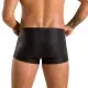 Мужские кожаные боксеры с клапаном Passion 050 SHORT PATRICK L/XL Black