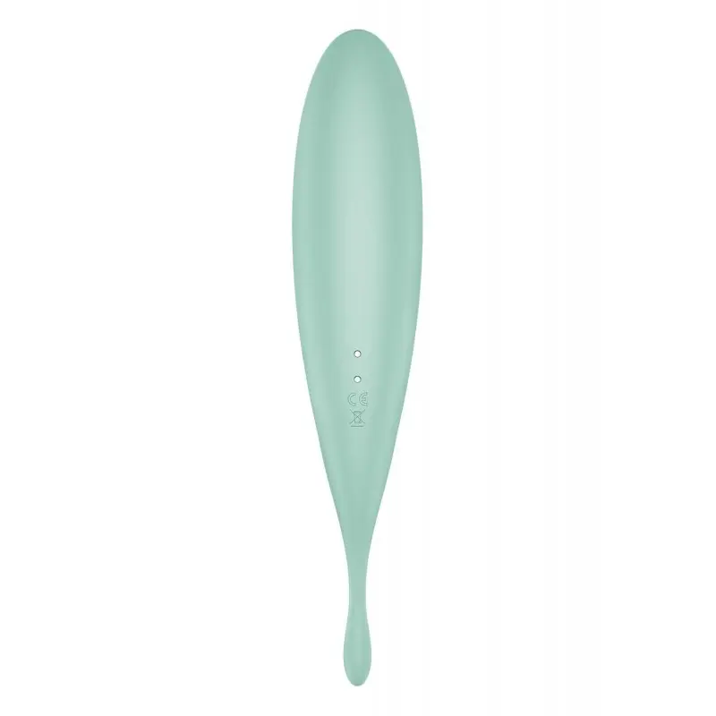 Смарт-вибратор для клитора с вакуумной стимуляцией Satisfyer Twirling Pro+ Mint