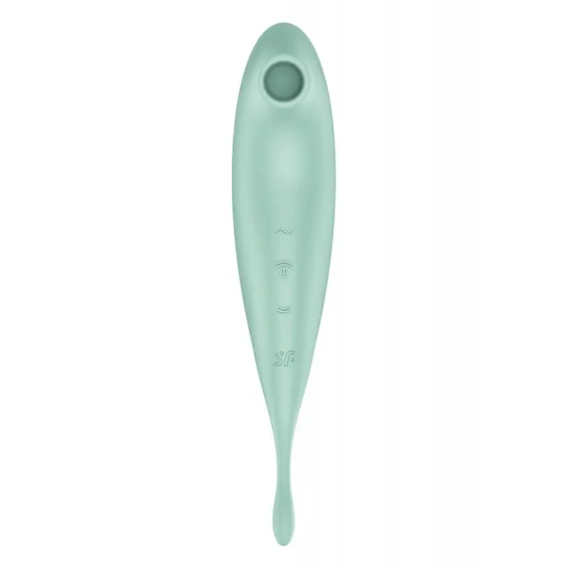 Смарт-вибратор для клитора с вакуумной стимуляцией Satisfyer Twirling Pro+ Mint