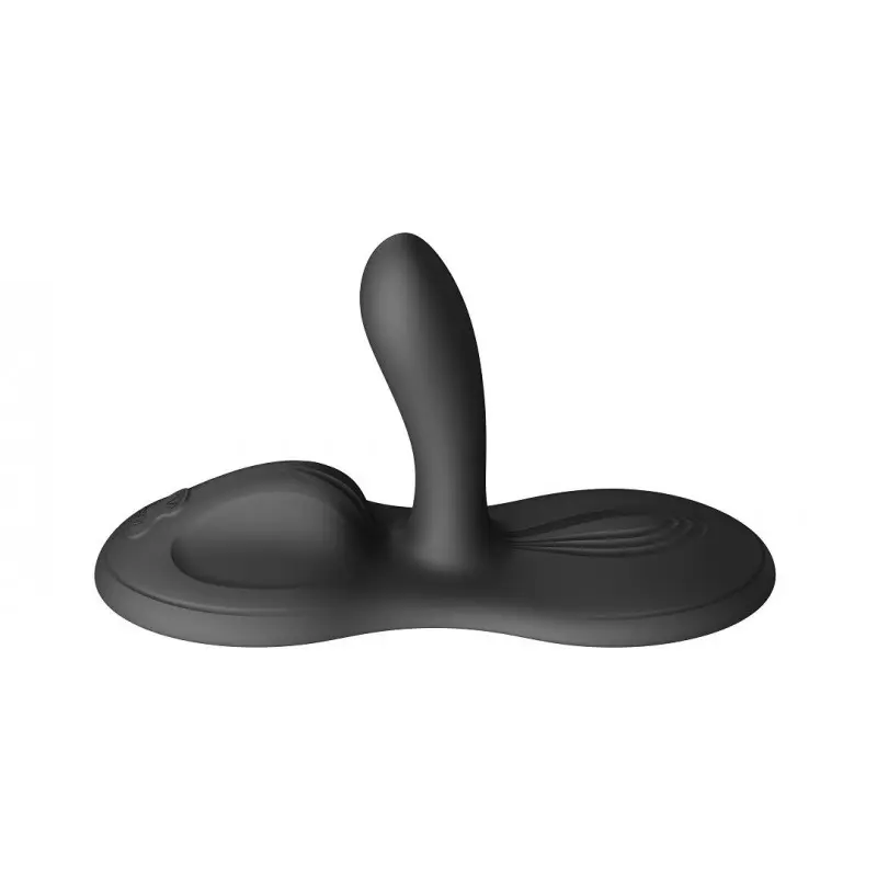 Sit-on-top смарт-вибратор Zalo – Flora Smart Vibrating Pad Obsidian Black, 9 моторов