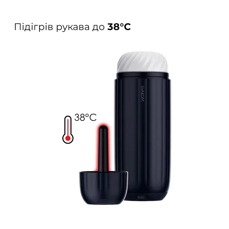 Интерактивный смарт-мастурбатор с вибрацией и посасыванием Svakom Sam Neo 2 Pro