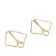 Зажимы для сосков с тяжелой подвеской LOCKINK Nipple Clamps with Heavy Pendant - Golden
