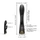 Вибратор-кролик с подогревом Dorcel FLEXI RABBIT BLACK, гибкий ствол