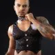 Мужской эротический костюм официанта JSY «Обаятельный Михаэль» One Size, топ, трусы, бабочка