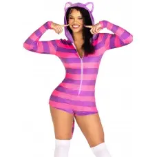 Комбинезон-костюм кошечки Leg Avenue Comfy Cheshire M, с капюшоном