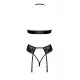 Комплект Kissable Bondage Kiss Set Black S/M