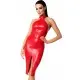 Платье Noir Handmade F354 Red powerwetlook dress - XXL