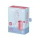 Вакуумный стимулятор с вибрацией Satisfyer Cotton Candy Light Red