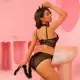 Эротический костюм кошечки JSY «Манящая Жаклин» One Size, боди, хвост, ушки