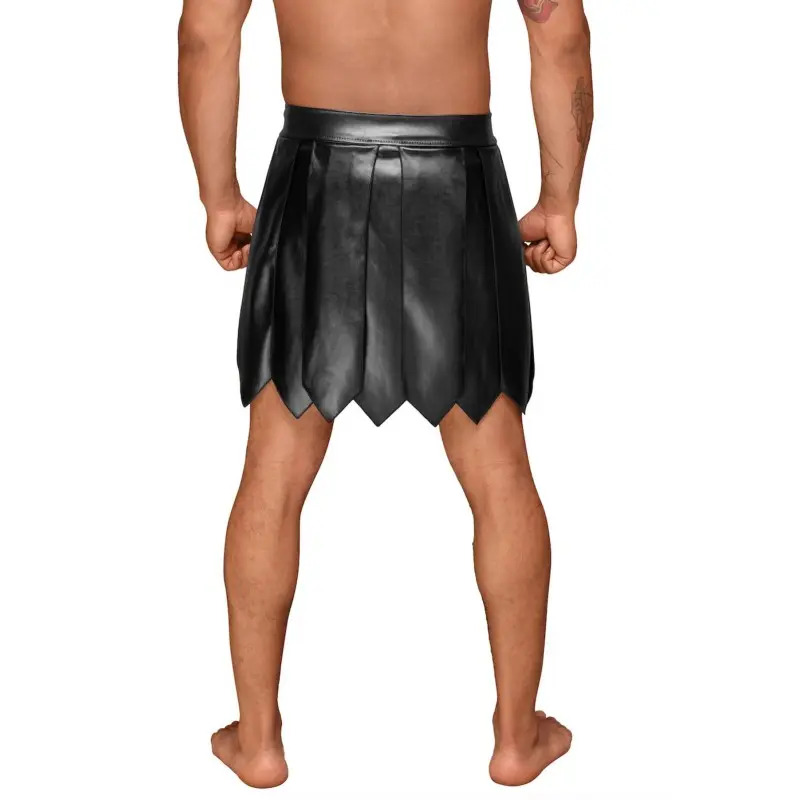 Мужская юбка гладиатора Noir Handmade H053 Eco leather men's gladiator skirt - M