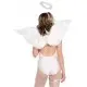 Крылья ангела Leg Avenue Marabou Feather Angel Wings, настоящие перья