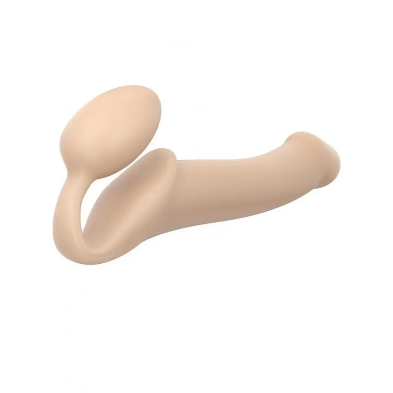 Безремневой страпон Strap-On-Me Flesh L, полностью регулируемый, диаметр 3,7см