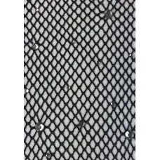 Колготки Leg Avenue Rhinestone micro net tights One size Black, мелкая сетка, стразы