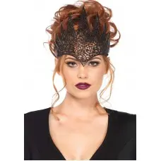 Широкая корона Leg Avenue Die Cut Royal Crown, черная