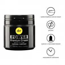 Густа змазка для фістингу та анального сексу pjur POWER Premium Cream 150 мл на гібридній основі