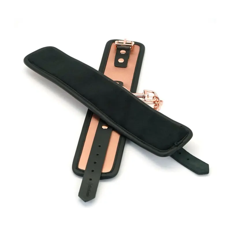 Поножи Liebe Seele Rose Gold Memory Ankle Cuffs, натуральная кожа, розовое золото