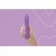 Вибратор с подогревом FairyGasm WowGenie violet, подогрев до 42 °C