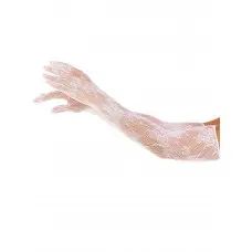 Митенки Leg Avenue Lace Opera Length Gloves White