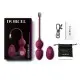 Вагинальные шарики Dorcel LOVE BALLS PLUM, вибрации и движения внутреннего шарика, пульт ДУ
