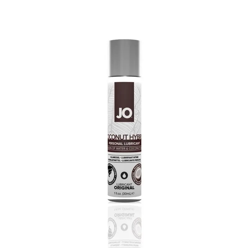 Смазка-крем с кокосовым маслом JO Coconut Hybrid ORIGINAL (30 мл) белая