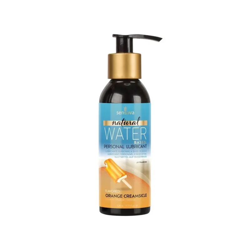 Смазка на водной основе Sensuva Natural Water-Based Orange Creamsicle 125мл без глицерина, парабенов