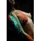 Набор восковых свечей Art of Sex size S 10 см (3 шт), низкотемпературные, люминисцентные