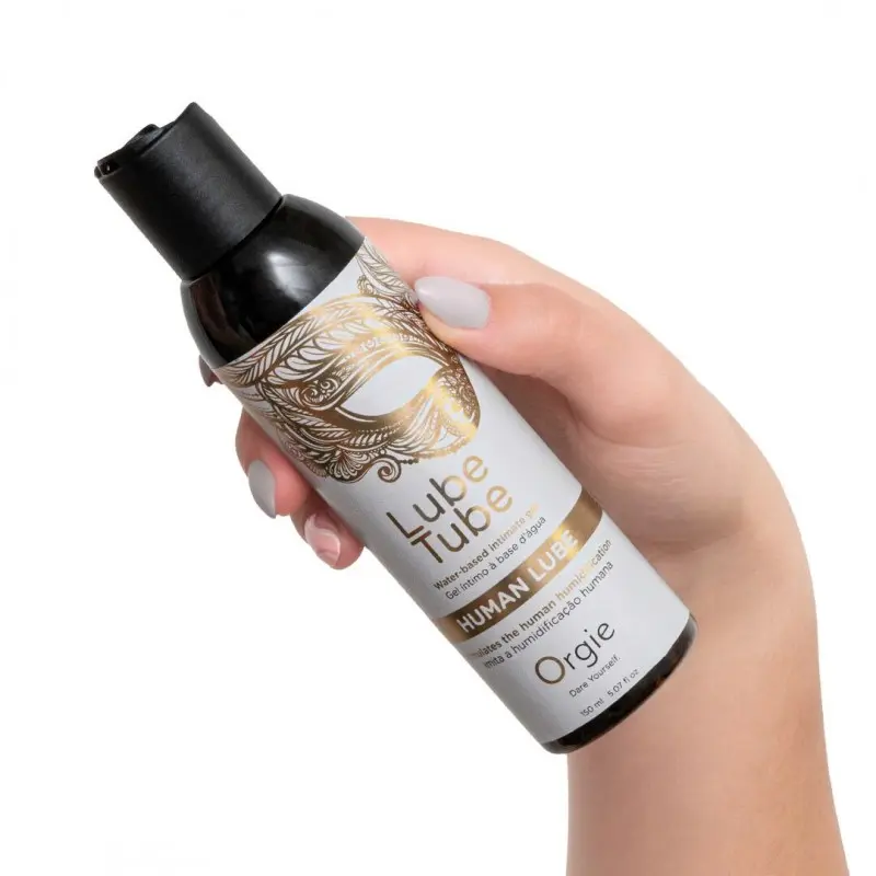 Лубрикант на водной основе Orgie Lube Tube Human Lube, 150 мл, имитация естественной смазки и слюны