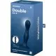 Дилдо Satisfyer Double Ball-R Dark Blue, унисекс, подвижные шарики внутри, на присоске