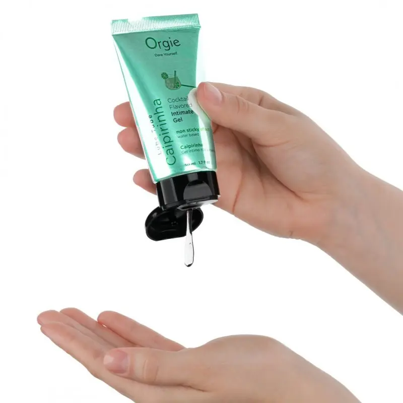 Лубрикант на водной основе Orgie Lube Tube Cocktail Caipirinha, 50 мл, вкус цитрусового коктейля