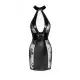 Платье Noir Handmade F238 Short tulle dress with powerwetlook inserts - XXL