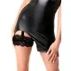 Платье Noir Handmade F344 Powerwetlook dress with garter - XXL