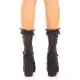 Носочки ажурные с рюшами Leg Avenue Mini Bow Lace Anklet Black