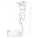 Бодистокинг с доступом к интимным местам Passion BS078 white