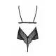 Боди Passion AMBERLY BODY black, XXL/XXXL, открытая спина, низ стринги