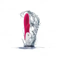 Вибратор-кролик Mystim Danny Divido Pink с глубокой вибрацией, 2 мотора