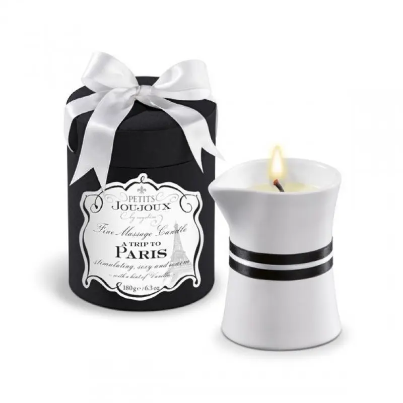 Массажная свечa Petits Joujoux - Paris - Vanilla and Sandalwood (190 г) роскошная упаковка
